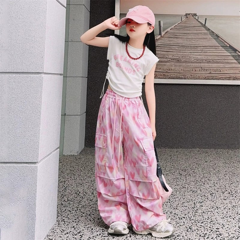 ハート柄 ピンク カーゴパンツ – DANCE&DAZZLE